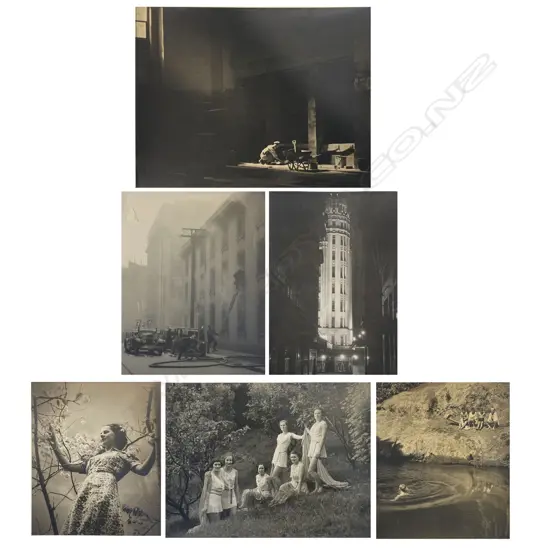 Roland Searle - collection of six photos,